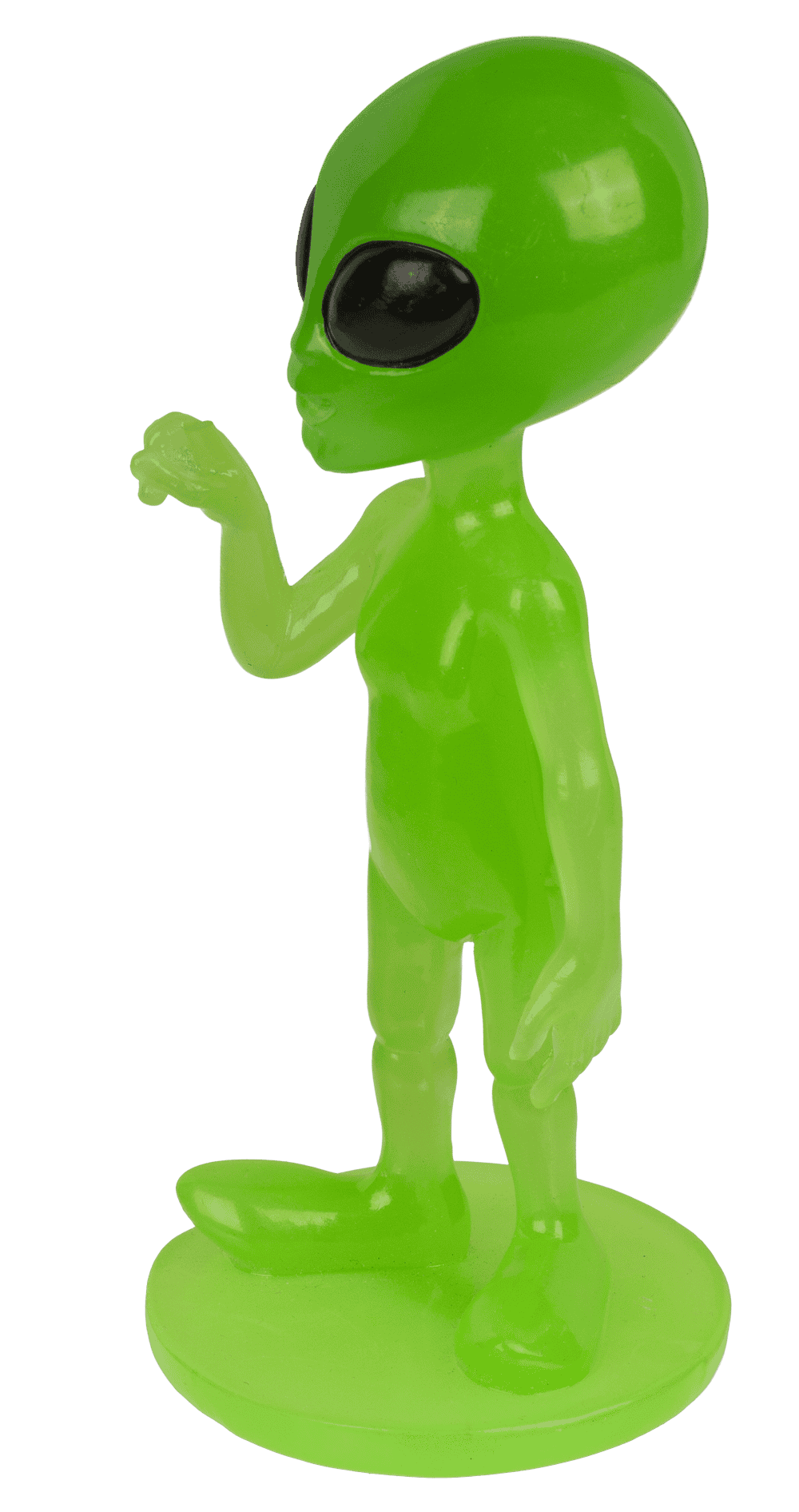 Alien, Glow in the dark;15.5 cm x 6.5 cm x 6.5 cm,