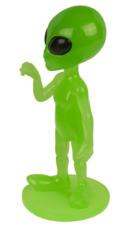 Alien, Glow in the dark;15.5 cm x 6.5 cm x 6.5 cm,