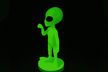 Alien, Glow in the dark;15.5 cm x 6.5 cm x 6.5 cm,
