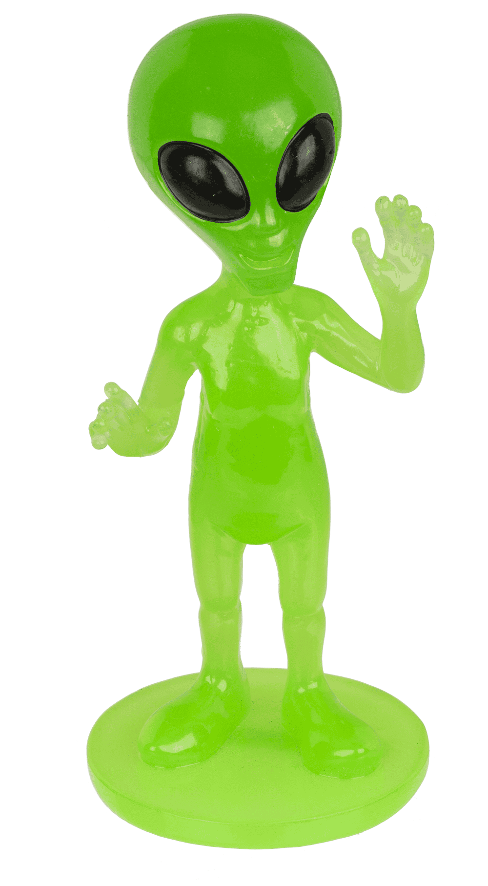 Alien, Glow in the dark;15.5 cm x 6.5 cm x 6.5 cm,
