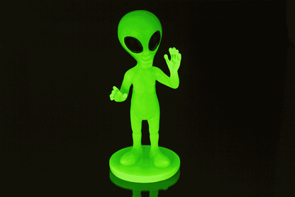 Alien, Glow in the dark;15.5 cm x 6.5 cm x 6.5 cm,