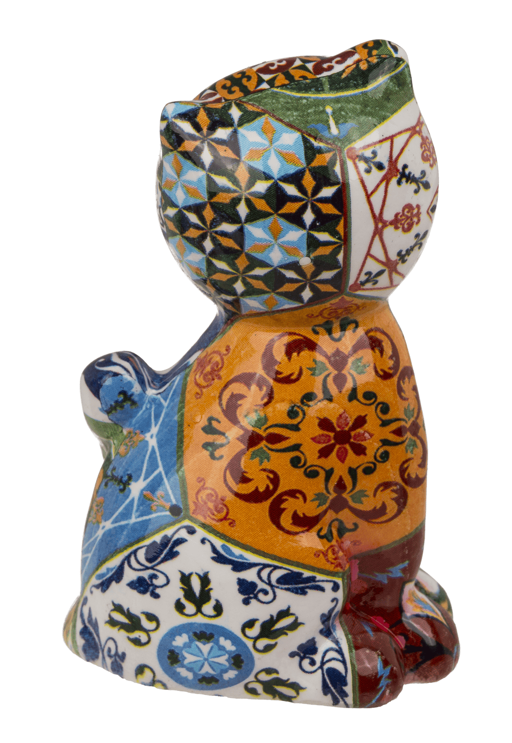 Polyresin figurine, Cat, 7 x 3.5 cm, 8 ass.,