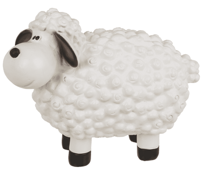 Deko-Schaf,15 x 8 x11cm, weiss,
