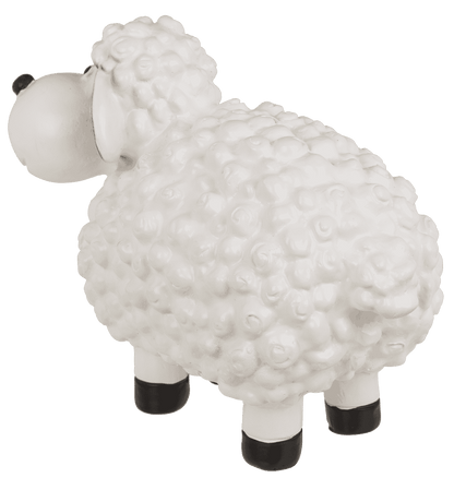 Deko-Schaf,15 x 8 x11cm, weiss,