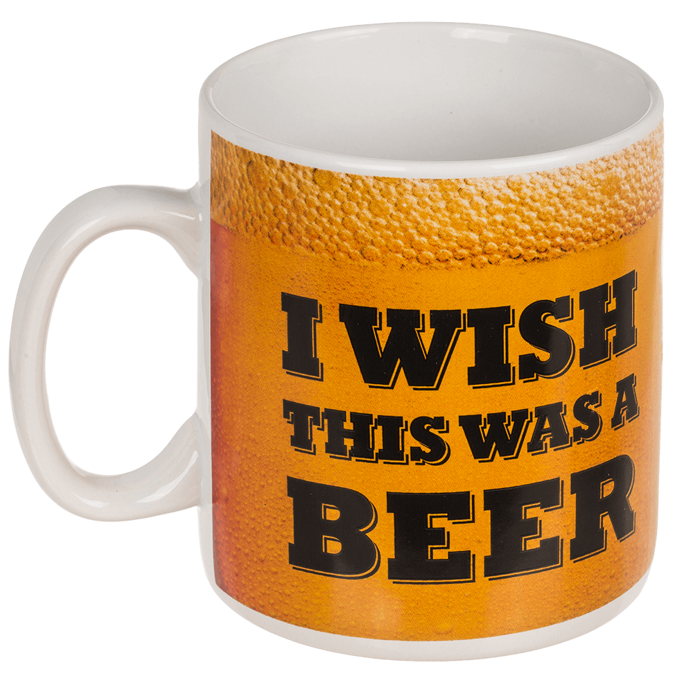 Coffee Mug, I wish this was a beer,