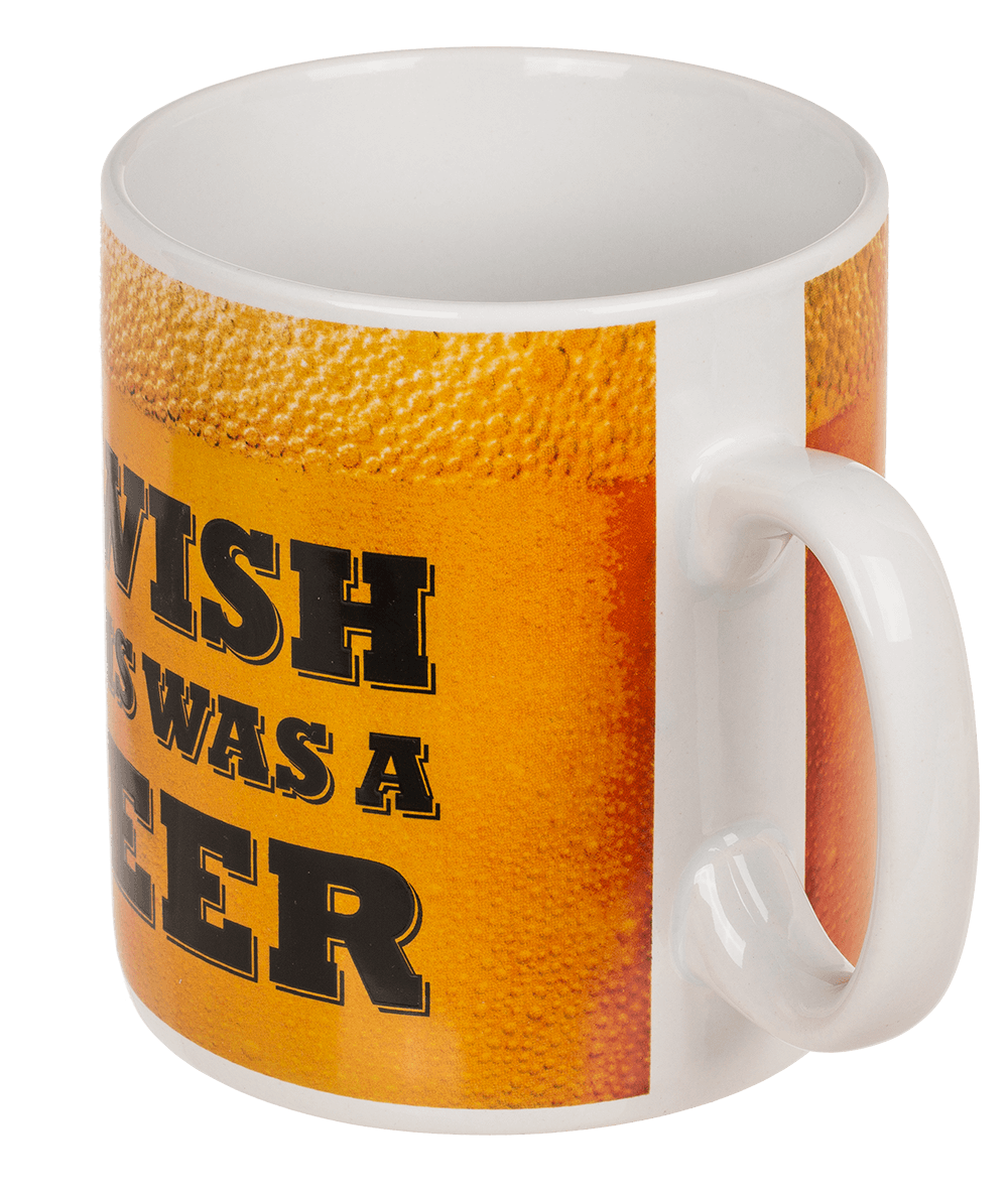 Coffee Mug, I wish this was a beer,