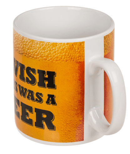 Coffee Mug, I wish this was a beer,