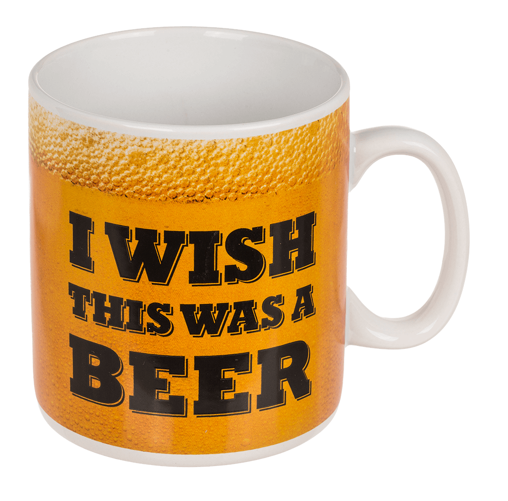 Coffee Mug, I wish this was a beer,