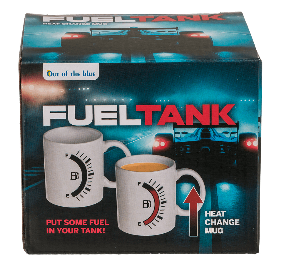 Stoneware mug, Fuel Tank Gauge,