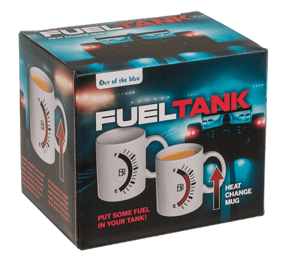 Stoneware mug, Fuel Tank Gauge,