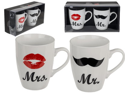 New Bone China mug, Mr. & Mrs.,