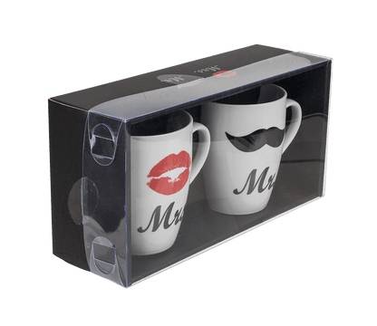 New Bone China mug, Mr. & Mrs.,