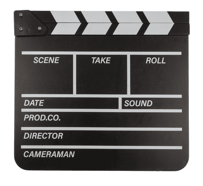 Holz-Filmklappe, Hollywood I, 30 x 27 cm,