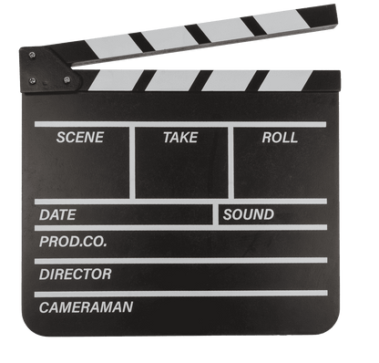 Holz-Filmklappe, Hollywood I, 30 x 27 cm,