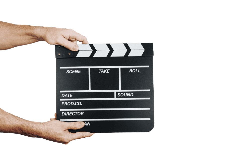Holz-Filmklappe, Hollywood I, 30 x 27 cm,