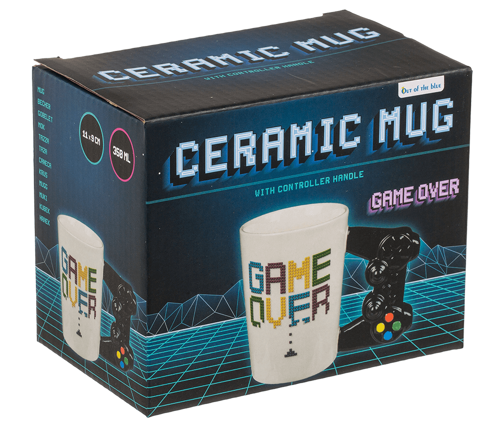 Mug with controller handle, Game over,