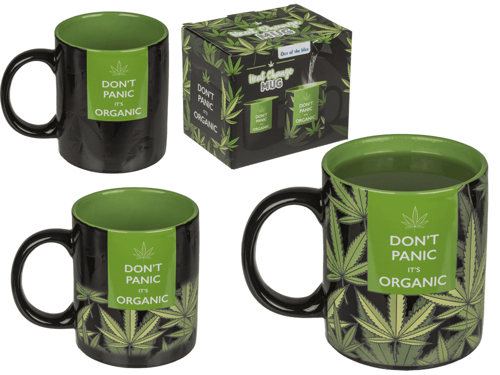 Mug, Cannabis, with thermal effect,