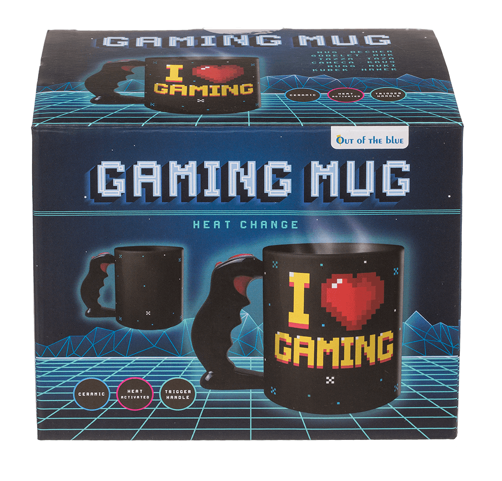 Mug, I Love Gaming, with thermal effect,
