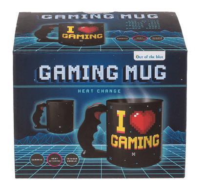 Mug, I Love Gaming, with thermal effect,
