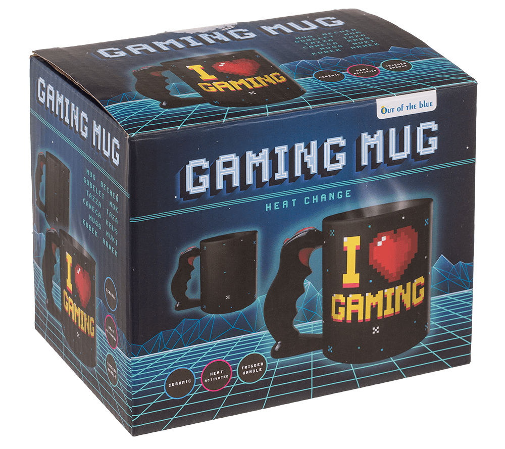 Mug, I Love Gaming, with thermal effect,