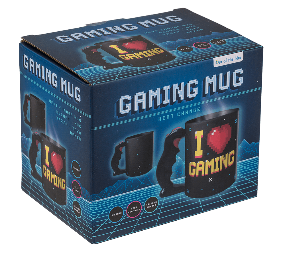 Mug, I Love Gaming, with thermal effect,
