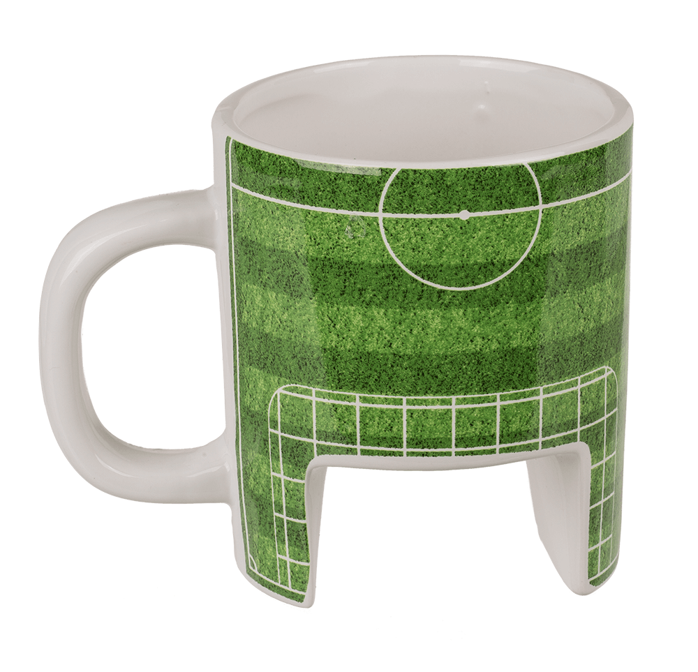 Mug, Football, incl. 2 shoes & 1 ball,
