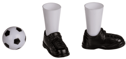 Mug, Football, incl. 2 shoes & 1 ball,