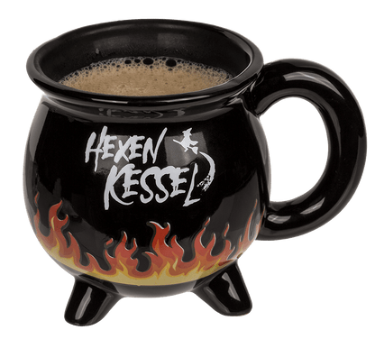 Mug, Witch Kettle, ca. 9 x 9 cm, stoneware,