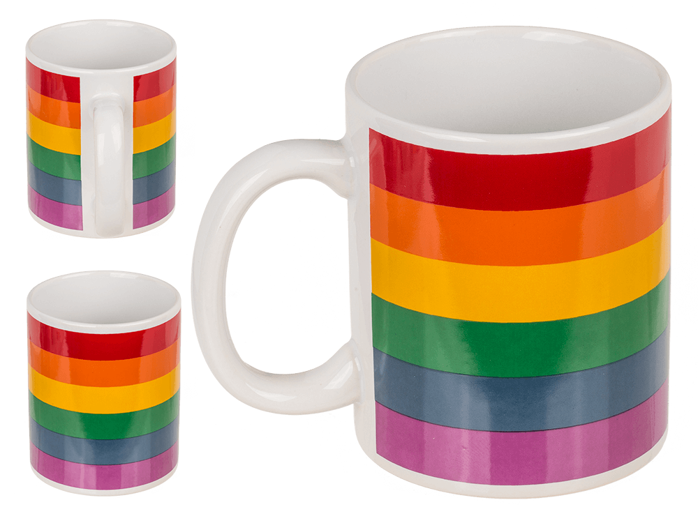 Mug, Pride Flag, ca. 9,5 x 8 cm,
