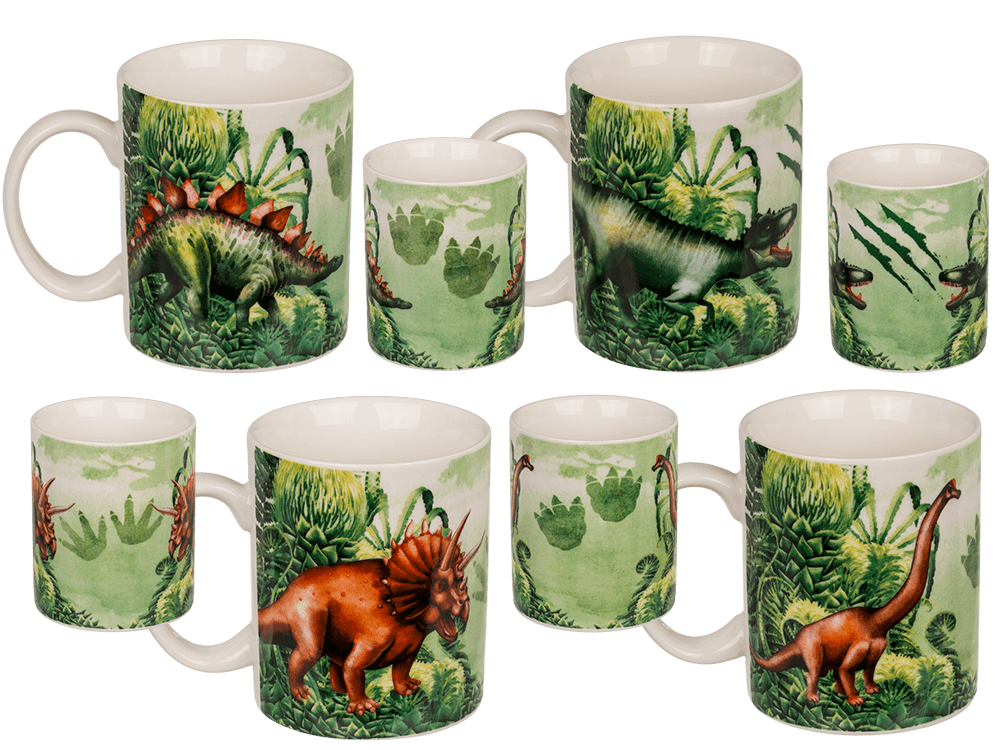 New Bone China Mug, Dinosaur,