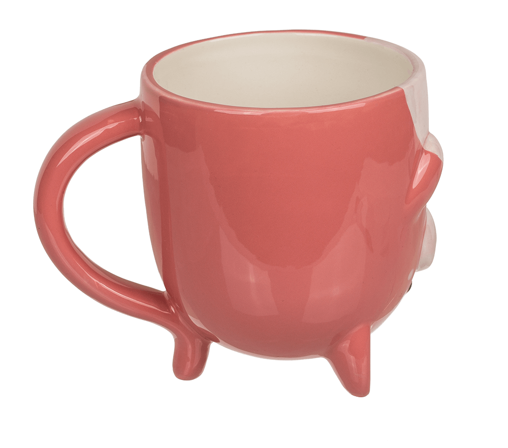 Upside Down Mug, Cow, ca. 12 x 14 cm, dolomite,