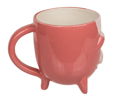 Upside Down Mug, Cow, ca. 12 x 14 cm, dolomite,