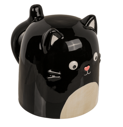 Upside Down Mug, Cat, ca. 12 x 14 cm, dolomite,