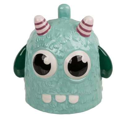Upside Down Mug, Monster, blue, ca. 12 x 14 cm,