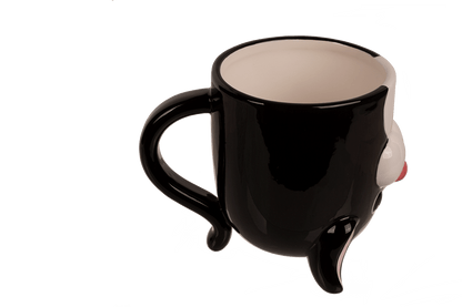 Upside Down Mug, Dog, ca. 12 x 14 cm, dolomite