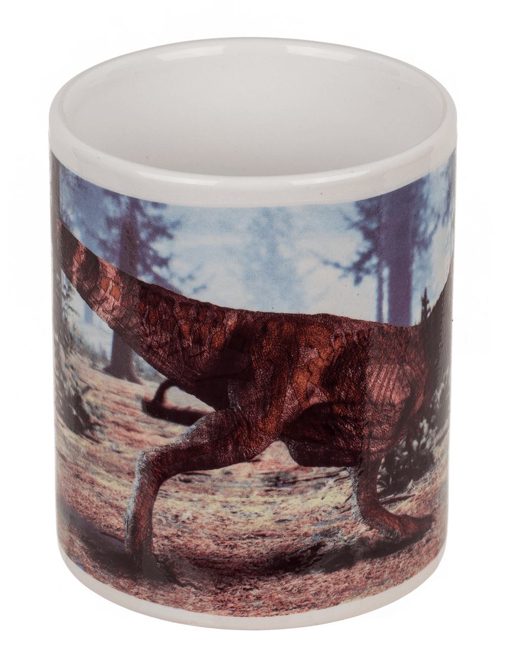 Stoneware mug,T-Rex, with thermal effect,