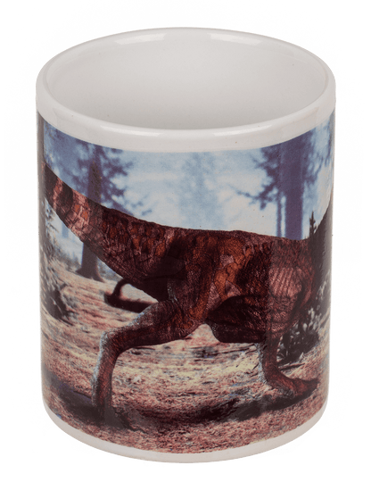 Stoneware mug,T-Rex, with thermal effect,