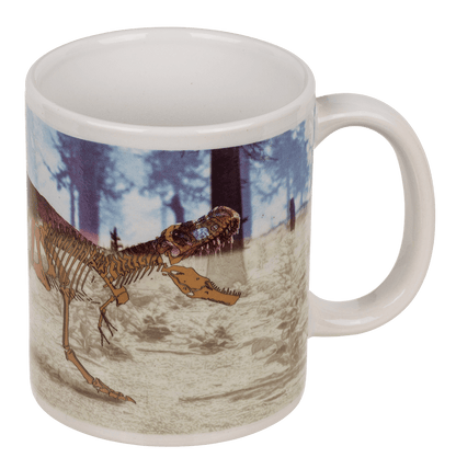 Stoneware mug,T-Rex, with thermal effect,