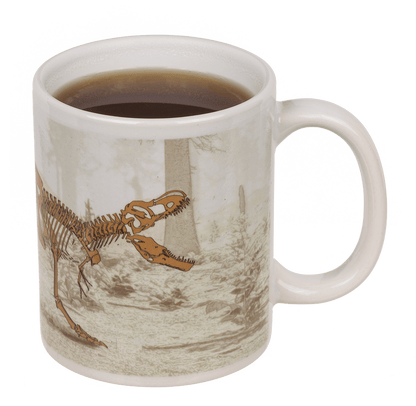 Stoneware mug,T-Rex, with thermal effect,