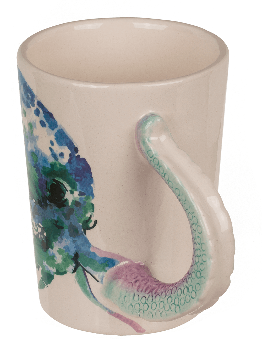 Stoneware mug, Octopus,11 x 8,5 cm,300 ml,