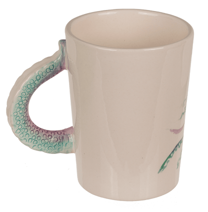 Stoneware mug, Octopus,11 x 8,5 cm,300 ml,