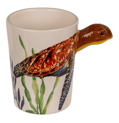 Stoneware mug,Turtle,11 x 8,5 cm,300 ml,