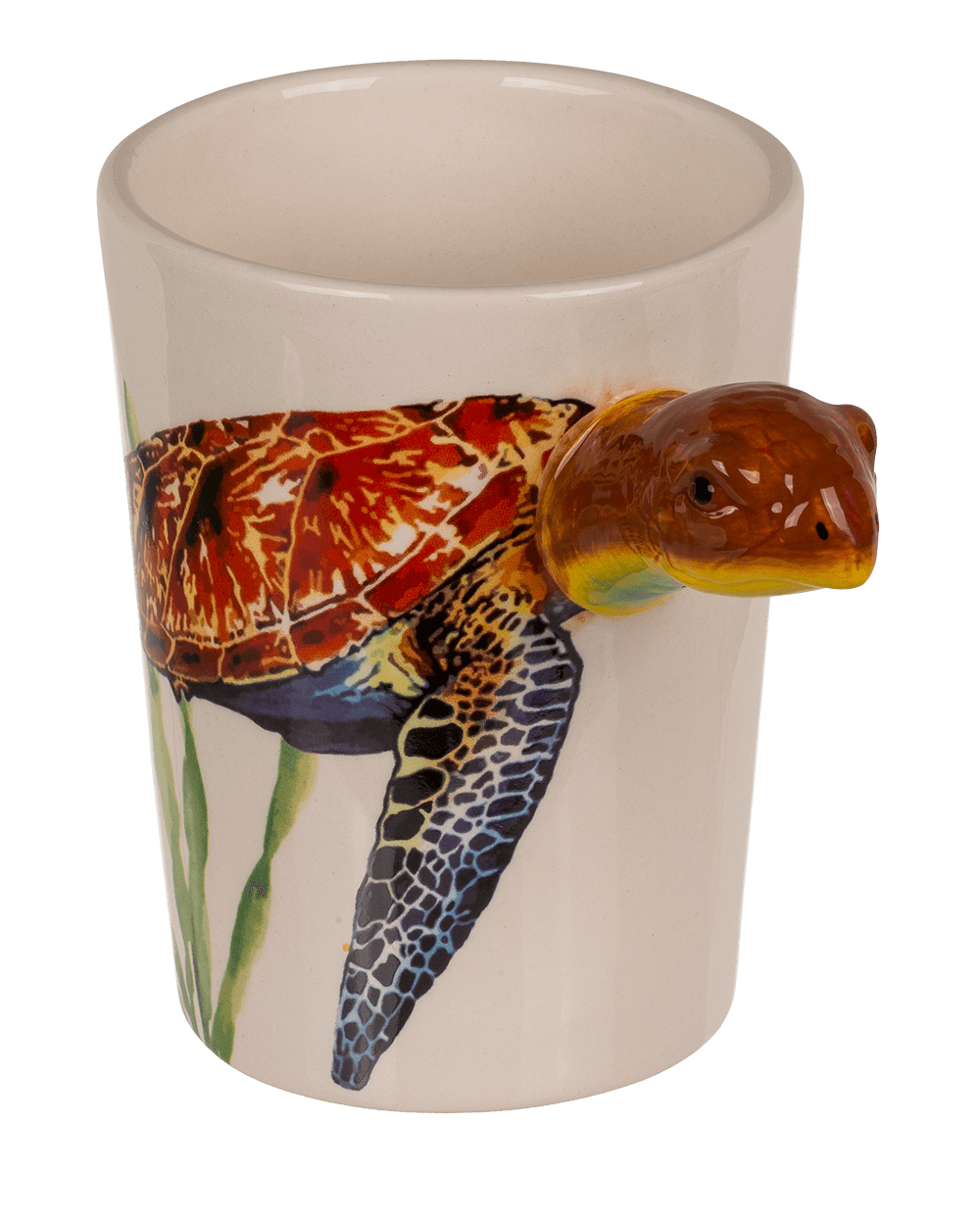 Stoneware mug,Turtle,11 x 8,5 cm,300 ml,