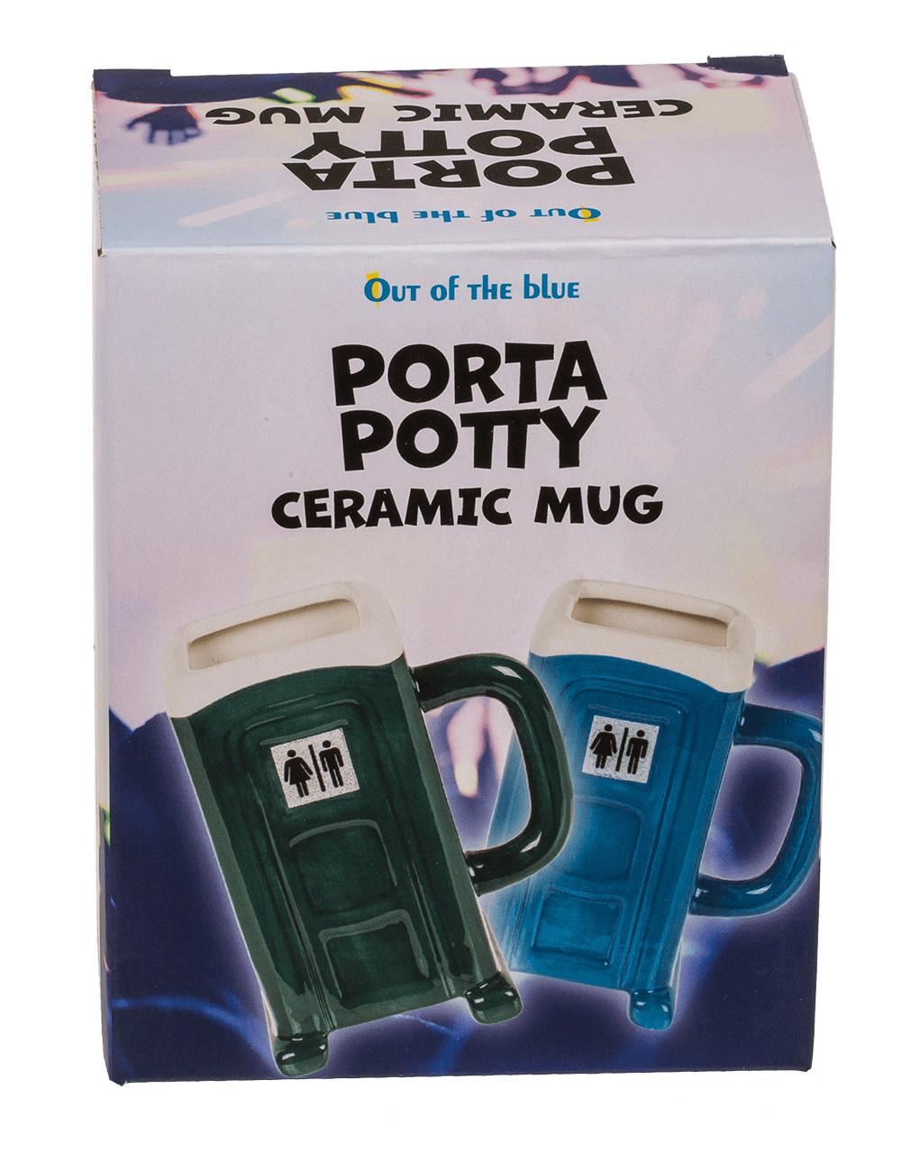 Mug, Porta Potty, 13 x 10 cm, dolomite,