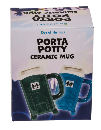 Mug, Porta Potty, 13 x 10 cm, dolomite,