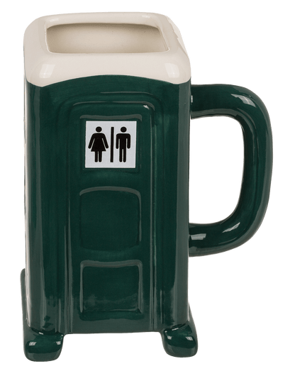Mug, Porta Potty, 13 x 10 cm, dolomite,