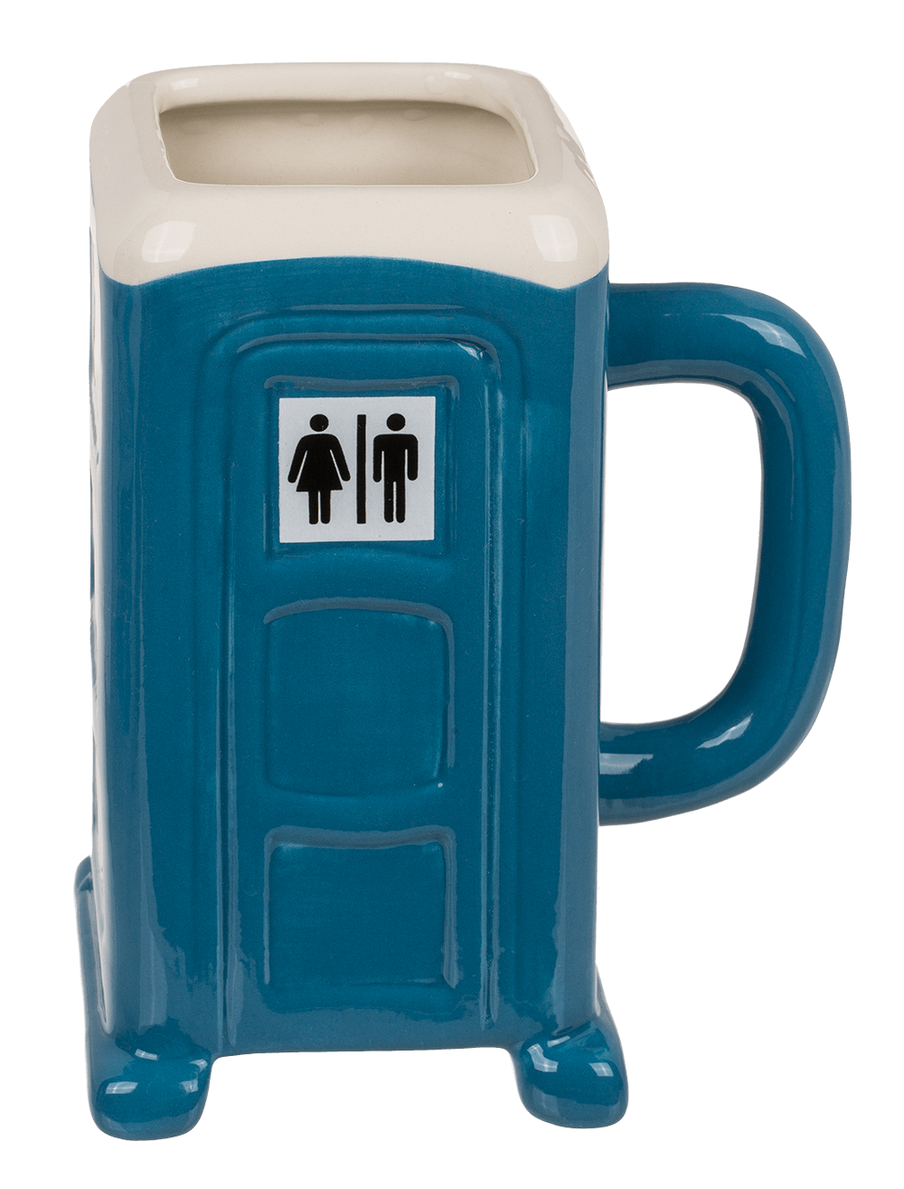 Mug, Porta Potty, 13 x 10 cm, dolomite,