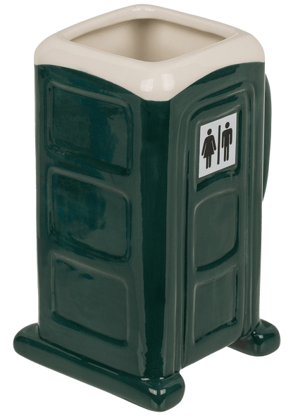 Mug, Porta Potty, 13 x 10 cm, dolomite,