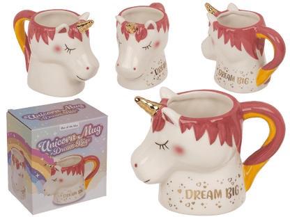 Mug, Unicorn, Dream Big, 15 x 11 cm.,