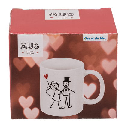 Stoneware Mug,So much in Love, 9 x 8 cm, 300 ml,